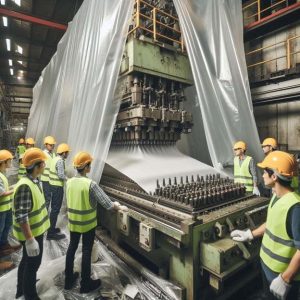 tarps in industrial setting